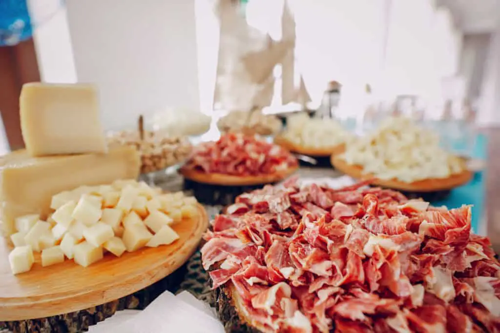 Prosciutto and cheese boards