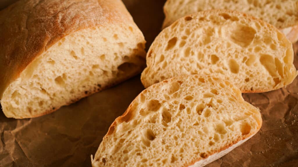Slices of sourdough bread