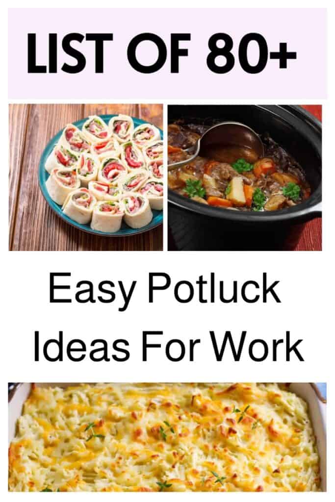 potluck ideas for work